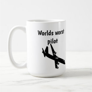 Världens sämsta pilot kaffemugg
