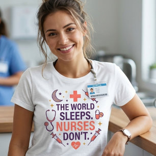 Världens Sjuksköterska Skrattar Inte Sjuksköterska T Shirt