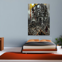 Världens slut | AI Art Poster