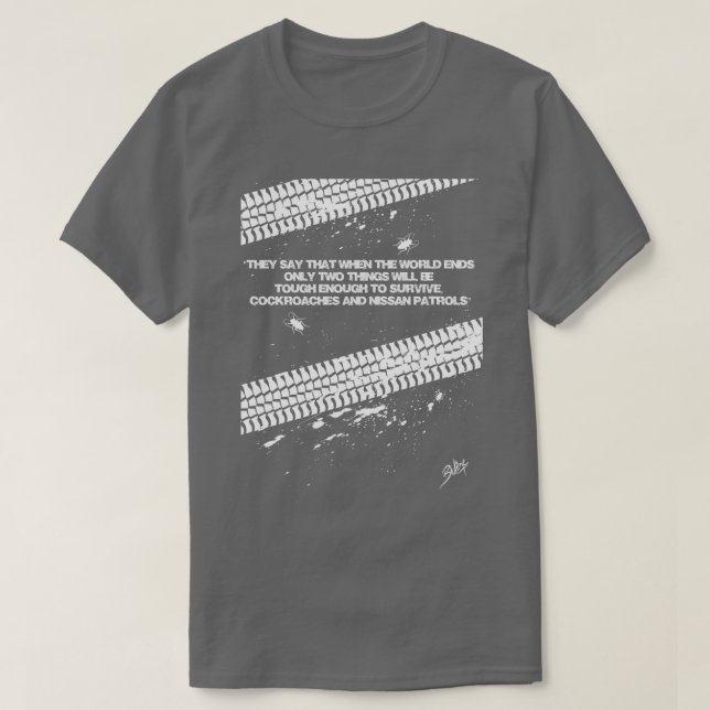 Världens slut t shirt (Design framsida)