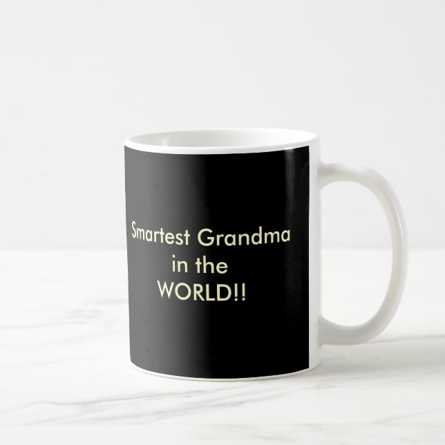 VÄRLDENS SMARTAST MORMOR! Tulpan kaffekopp (Höger)