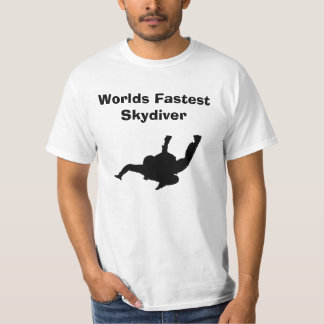 Världens snabbaste fallskärmshoppare T-shirt