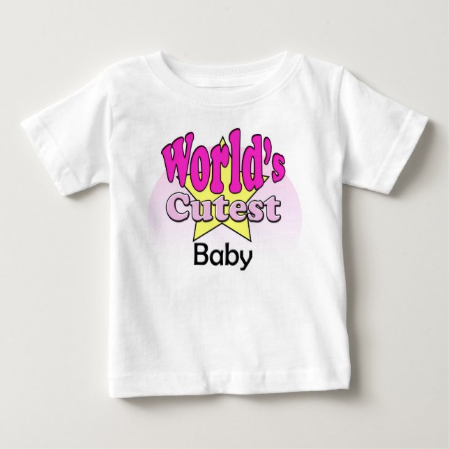 Världens sötaste baby tee shirt (Framsida)