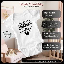 Världens sötaste babybodies t shirt