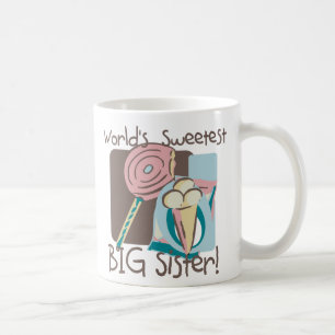 Världens sötaste stora syster kaffemugg