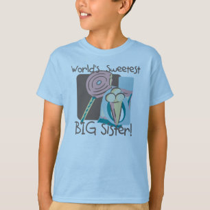 Världens sötaste stora syster t-shirt