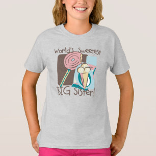 Världens sötaste stora syster tee shirt
