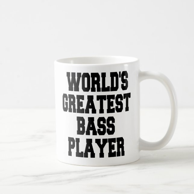 Världens största Bass Player Mugg (Höger)