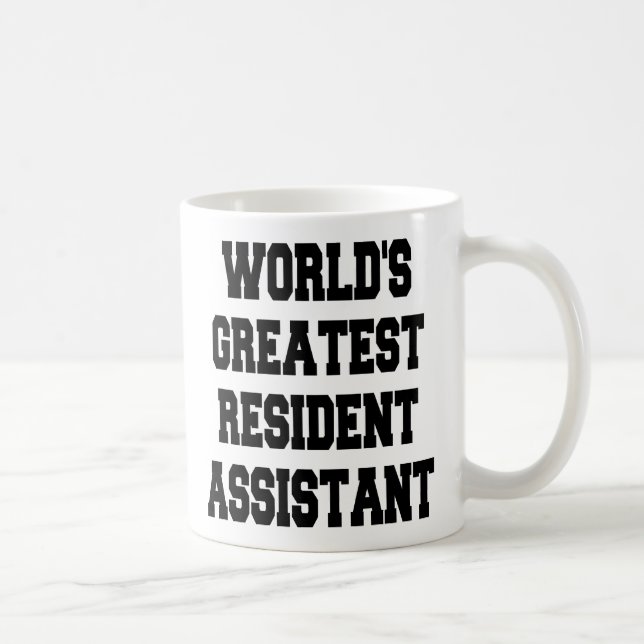 Världens största bostadsassistent kaffemugg (Höger)