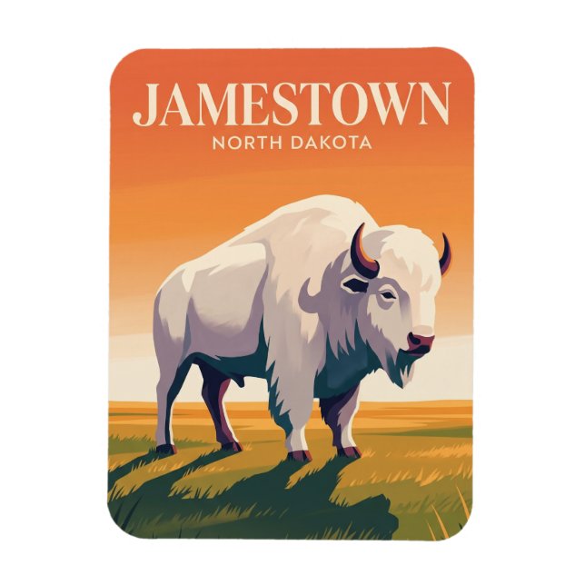 Världens Största Buffalo USA Magnet (Vertikal)