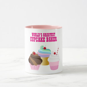 Världens största CUPCAKE BAKER - Bästa gåva Mugg