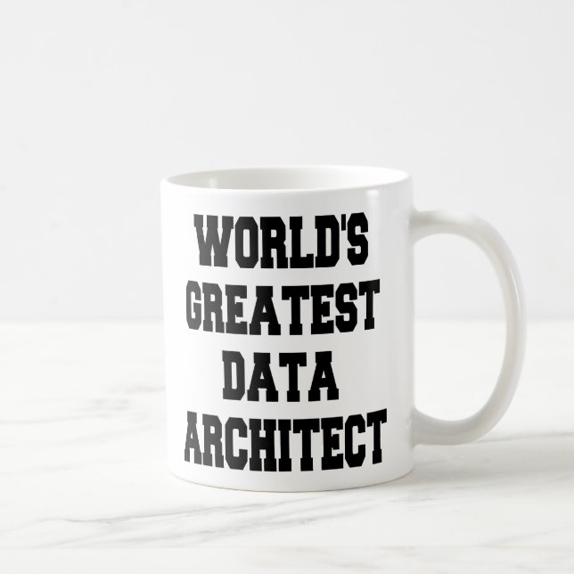 Världens största dataarkitektur kaffemugg (Höger)