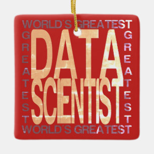 Världens största datatekniker julgransprydnad keramik