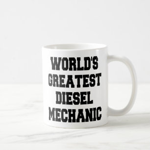 Världens största dieselmekanism kaffemugg