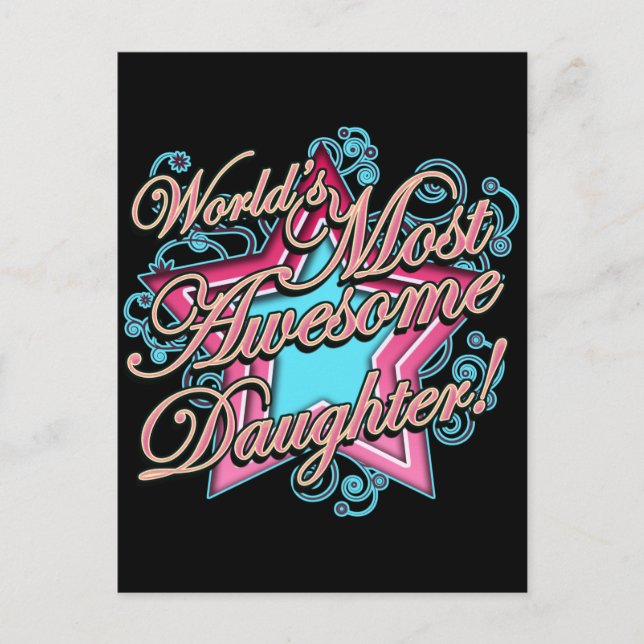 Världens största dotter i Fantastisk Vykort (Framsida)