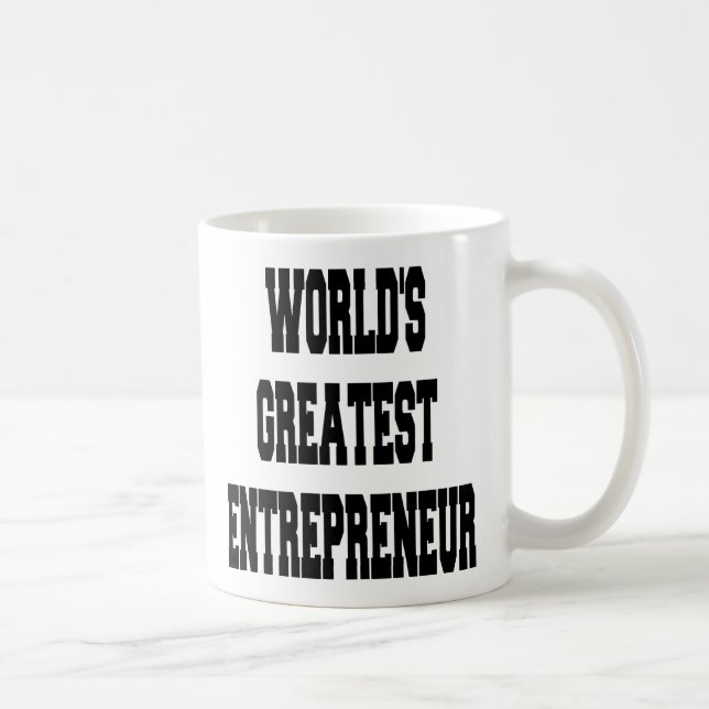 Världens största entreprenör kaffemugg (Höger)