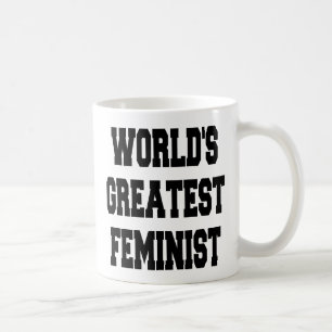 Världens största feminist kaffemugg