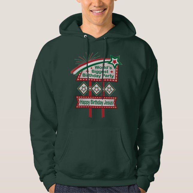 Världens största Födelsedagsfest Marquee Hoodie (Framsida)