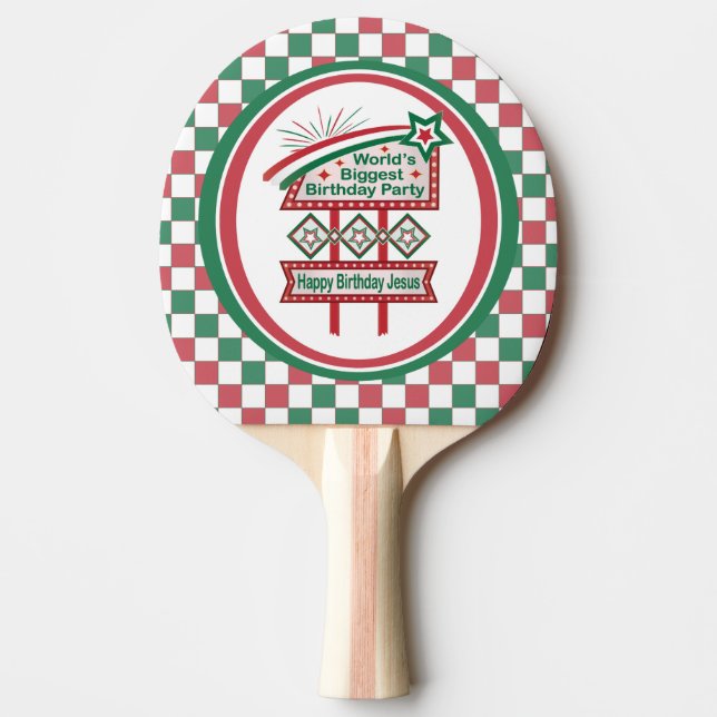 Världens största Födelsedagsfest Marquee Pingisracket (Framsidan)