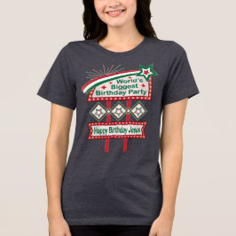 Världens största Födelsedagsfest Marquee T Shirt