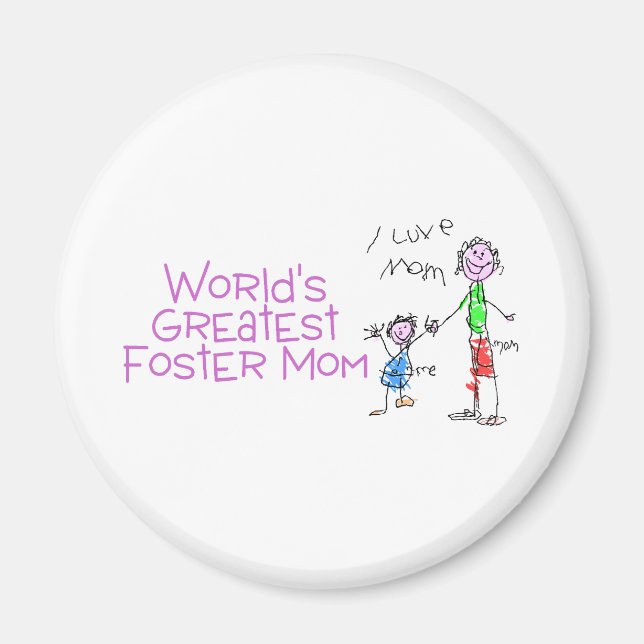 Världens största foster Mamma Magnet (Framsidan)