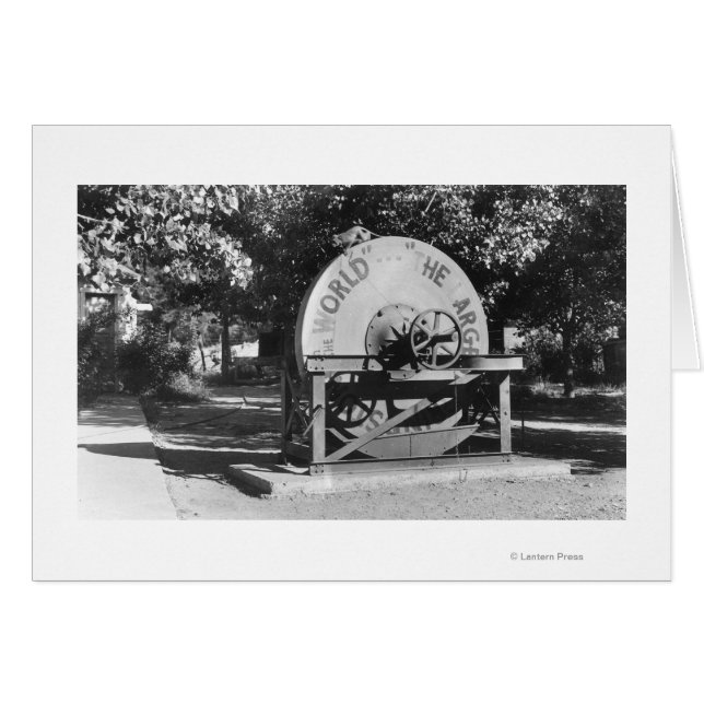 Världens största Grindstone Buffalo Ranch Hälsningskort (Framsidan Horizontal)