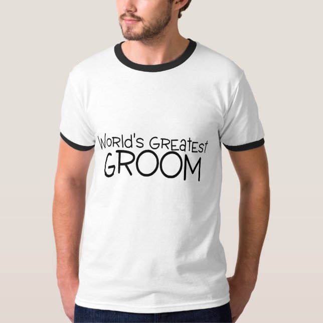 Världens största Groom Black Tröja (Framsida)