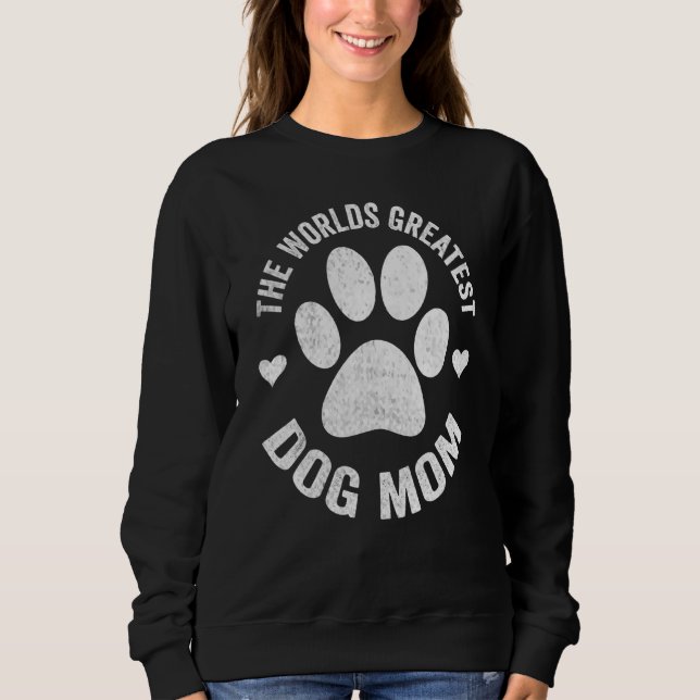 Världens största Hund Pet Kärlek Päls i Mamma T Shirt (Framsida)