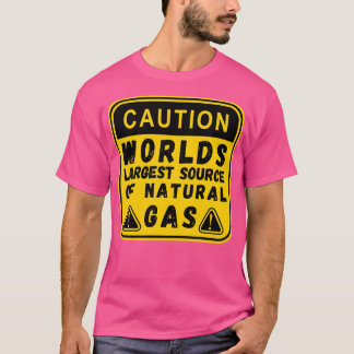 Världens största källa för naturgasnuny t shirt