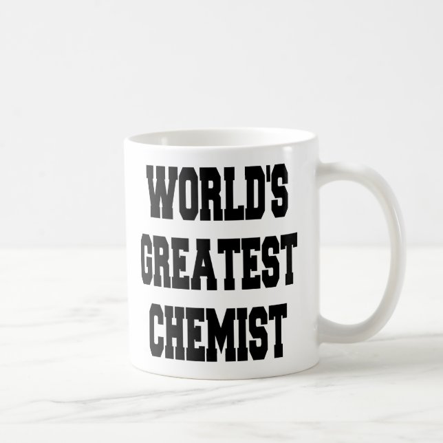 Världens största kemist kaffemugg (Höger)