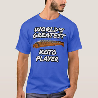 Världens största koto Player japanska musiker T Shirt