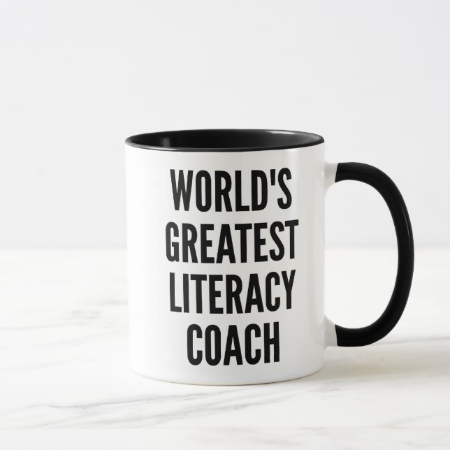 Världens största läskunnighet Coach Mugg (Höger)