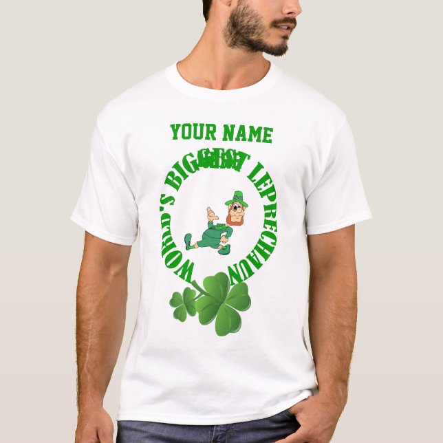 Världens största leprechaun tröja (Framsida)