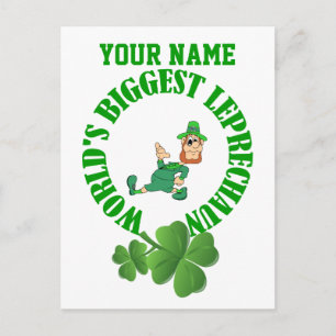 Världens största leprechaun vykort