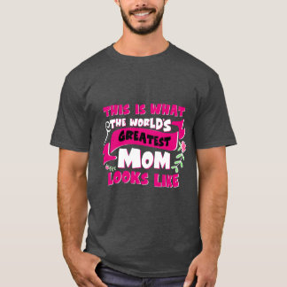 Världens största Mamma Mors dag Coolest Mamma lust T Shirt