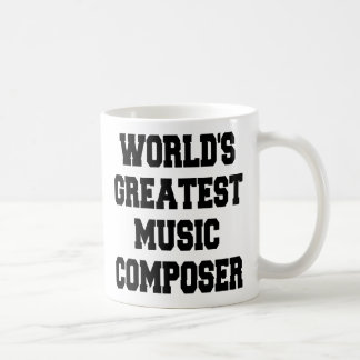 Världens största musikkomposer kaffemugg