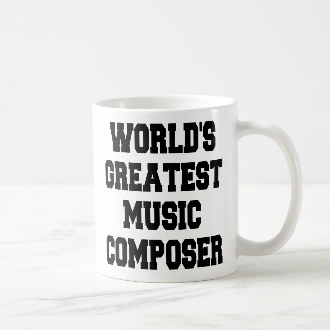 Världens största musikkomposer kaffemugg (Höger)
