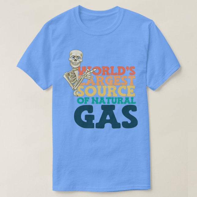 Världens största naturgasförsörjning t shirt (Design framsida)