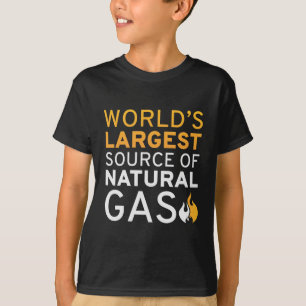 Världens största naturgaskälla t shirt