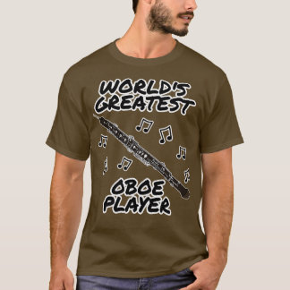 Världens största Oboe Player Oboist Woodwind Music T Shirt