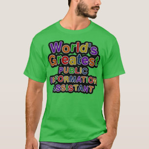 Världens största OFFENTLIGA INFORMATIONSHJÄLP T Shirt