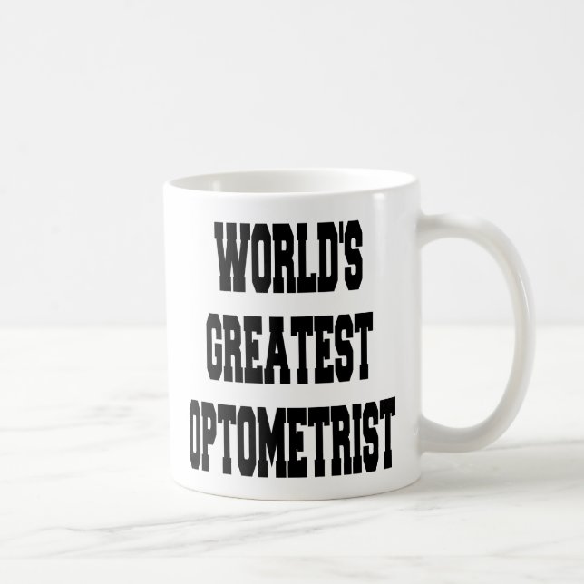Världens största optometrist kaffemugg (Höger)
