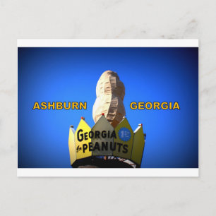 VÄRLDENS STÖRSTA PEANUT MONUMENT- ASHBURN, GA VYKORT