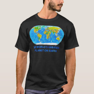 Världens största planet på jorden t shirt