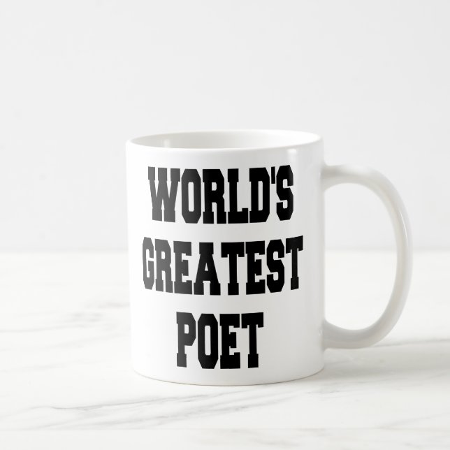 Världens största poet kaffemugg (Höger)