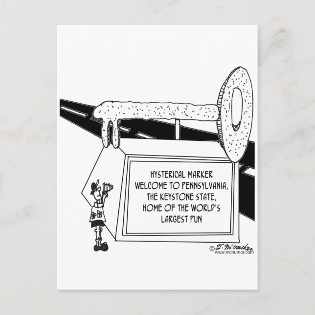 Världens största pun vykort (Framsida)