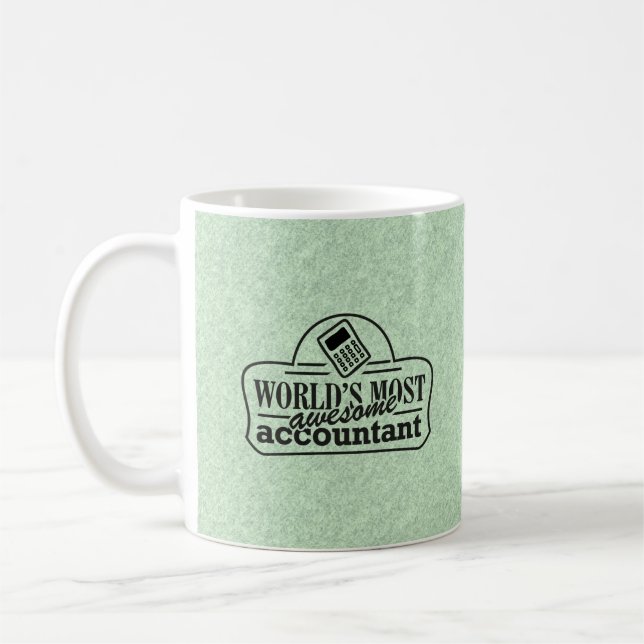 Världens största revisor i Fantastisk Kaffemugg (Vänster)