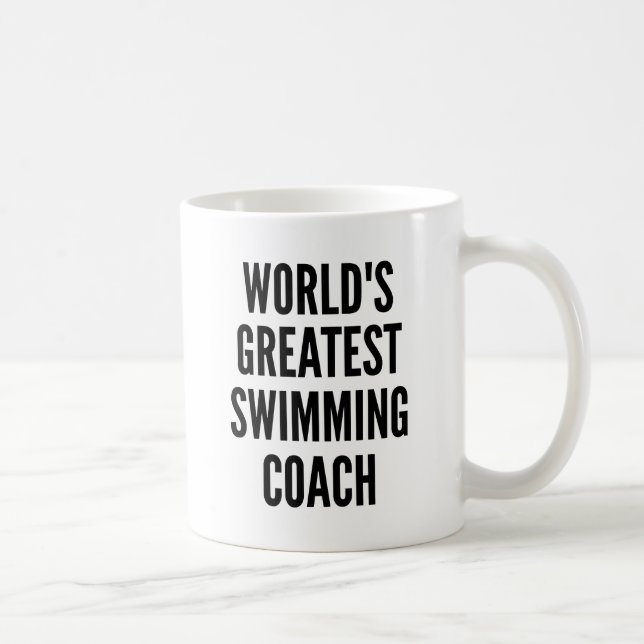 Världens största simmande coach kaffemugg (Höger)
