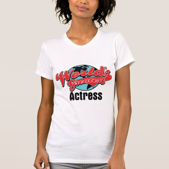 Världens största skådespelare tee shirt (Framsida)