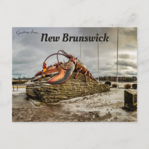 Världens största staty New Brunswick Kanada Vykort